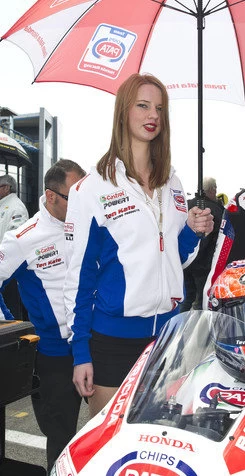 Galerie photos des grid girls du Superbike - Manche Assen 2013
