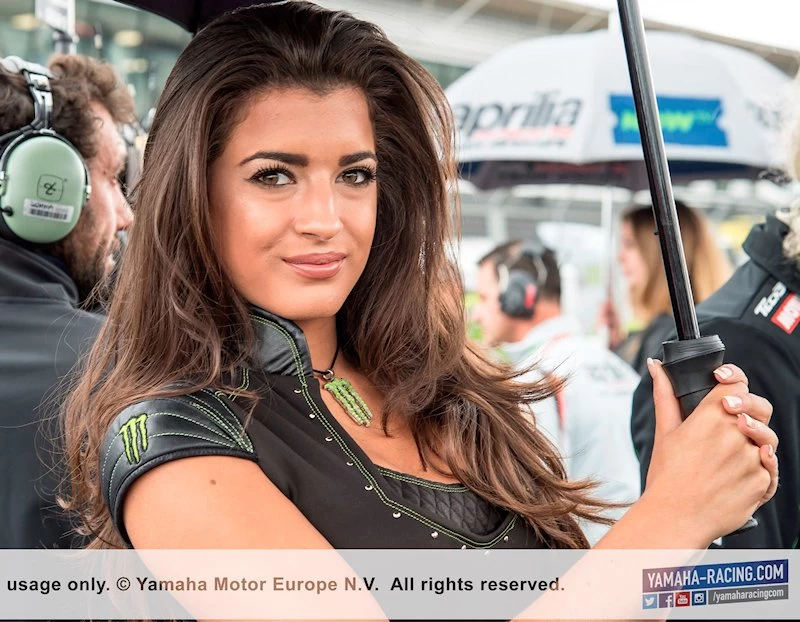 Galerie photos des grid girls du MotoGP - Manche de Grande-Bretagne - Silverstone 2016