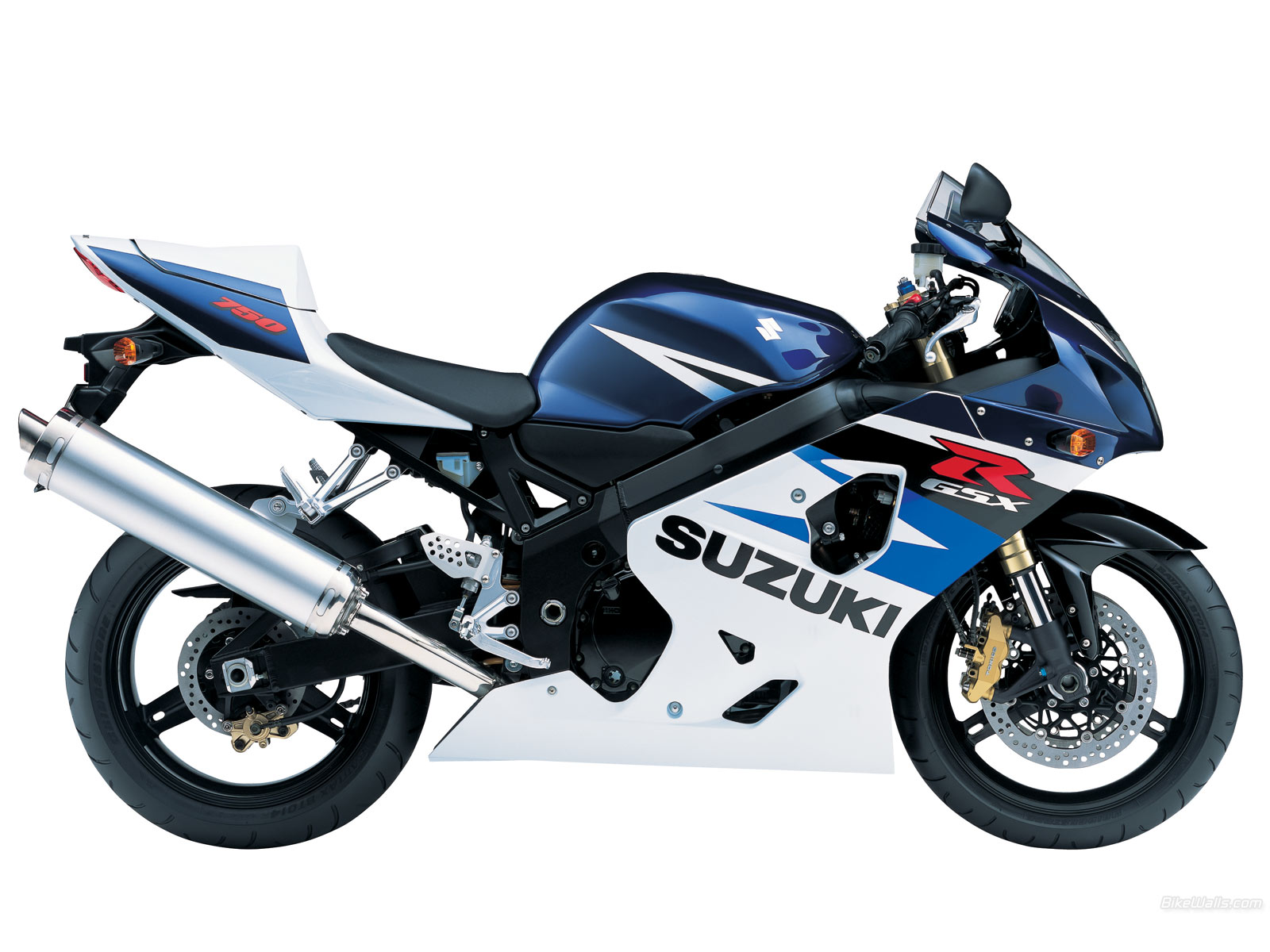 Black Aluminum Engine Radiator For Suzuki GSXR 750 K4 K5 2004-2005 - TCMT