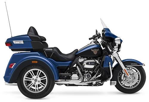 Foto de perfil del 1745 TRI GLIDE ULTRA  115eme Anniversaire FLHTCUTG 2018 en color indefinido.