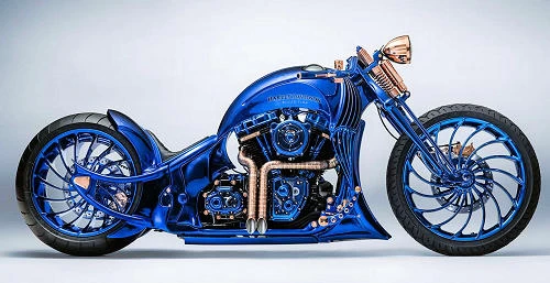 Foto de perfil del 1800 BLUE EDITION SOFTAIL SLIM S FLSS 2018 en color indefinido.