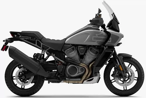 Foto de perfil del Pan America 1250 Special 2024 en color gris.