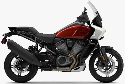 Foto de perfil del Pan America 1250 Special 2024 en color rojo / blanco.