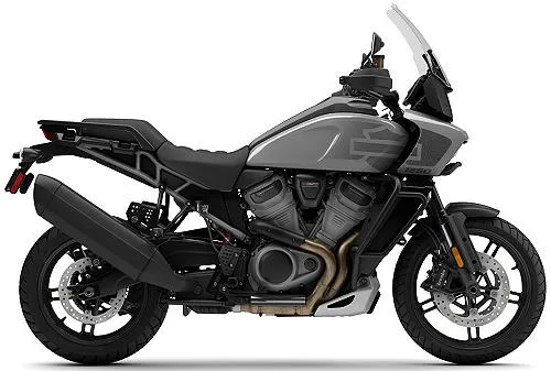 Foto de perfil del Pan America 1250 Special 2025 en color gris.