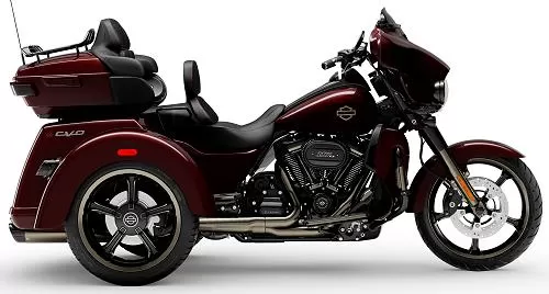 Foto de perfil del CVO 1920 Tri Glide FLHTCUTGSE 2021 en color indefinido.