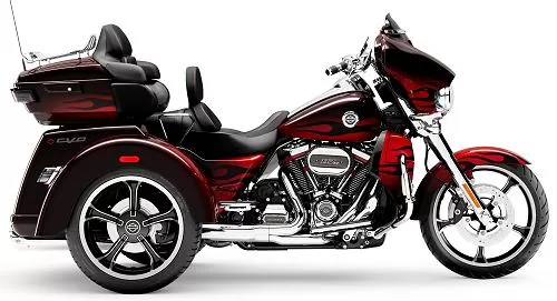 Foto de perfil del CVO 1920 Tri Glide FLHTCUTGSE 2022 en color indefinido.