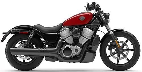Foto de perfil del RH 975 Nightster 2023 en color rojo.