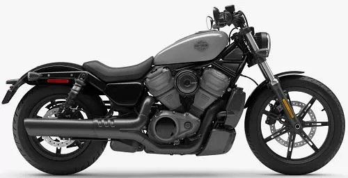 Foto de perfil del RH 975 Nightster 2024 en color gris.