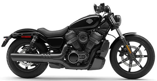 Foto de perfil del RH 975 Nightster 2026 en color negro.