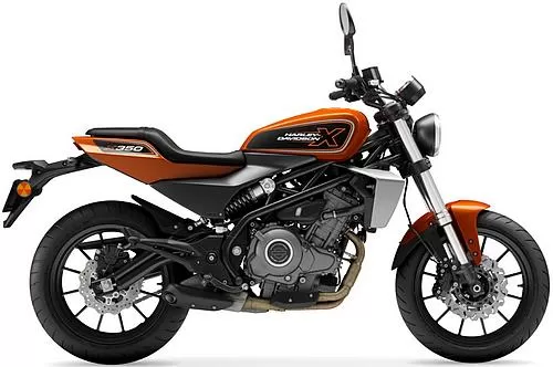 Photo de profil de la X 350 2023 en couleur orange