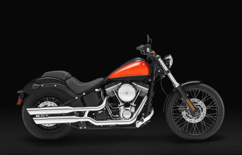 Foto de perfil del 1584 SOFTAIL BLACKLINE FXS 2012 en color indefinido.