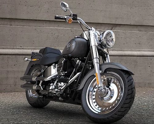 Foto de perfil del 1690 SOFTAIL FAT BOY FLSTF 2016 en color indefinido.