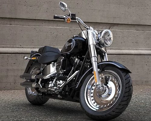 Foto de perfil del 1690 SOFTAIL FAT BOY FLSTF 2016 en color indefinido.