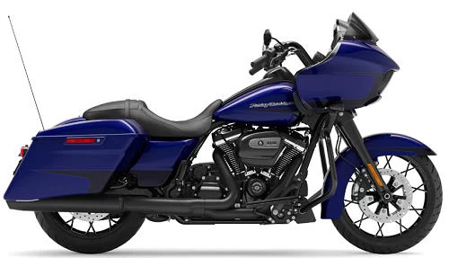 Foto de perfil del 1870 Road Glide Special FLTRXS 2020 en color indefinido.