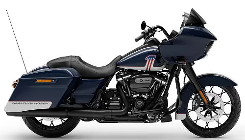 Foto de perfil del 1870 Road Glide Special FLTRXS 2020 en color indefinido.