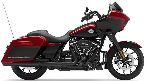 Foto de perfil del 1870 Road Glide Special FLTRXS 2021 en color indefinido.