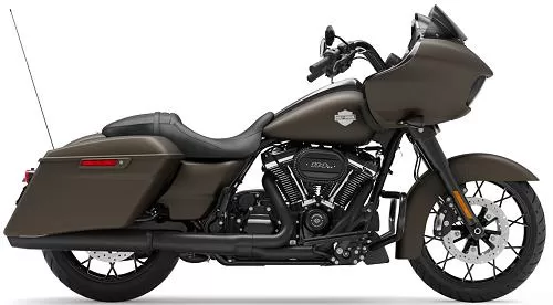 Foto de perfil del 1870 Road Glide Special FLTRXS 2021 en color indefinido.
