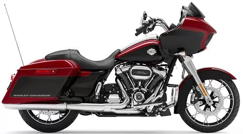Foto de perfil del 1870 Road Glide Special FLTRXS 2021 en color indefinido.