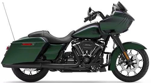 Foto de perfil del 1870 Road Glide Special FLTRXS 2021 en color indefinido.