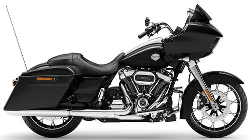 Foto de perfil del 1870 Road Glide Special FLTRXS 2022 en color indefinido.