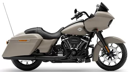 Foto de perfil del 1870 Road Glide Special FLTRXS 2022 en color indefinido.