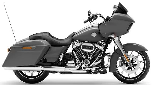Foto de perfil del 1870 Road Glide Special FLTRXS 2022 en color indefinido.