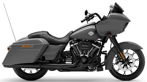 Foto de perfil del 1870 Road Glide Special FLTRXS 2022 en color indefinido.