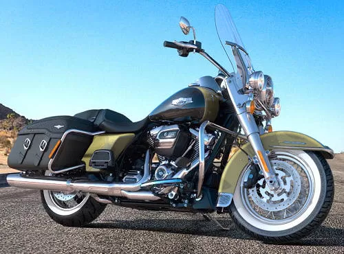 Foto de perfil del 1745 ROAD KING CLASSIC FLHRC 2018 en color indefinido.