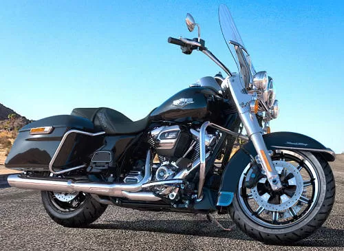 Foto de perfil del 1745 ROAD KING FLHR 2018 en color indefinido.
