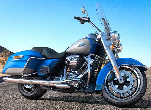 Foto de perfil del 1745 ROAD KING FLHR 2018 en color indefinido.