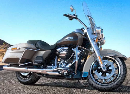 Foto de perfil del 1745 ROAD KING FLHR 2018 en color indefinido.