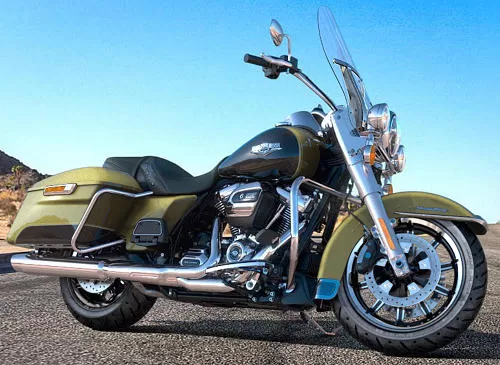 Foto de perfil del 1745 ROAD KING FLHR 2018 en color indefinido.