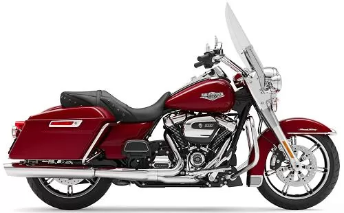 Foto de perfil del 1745 Road King FLHR 2021 en color indefinido.