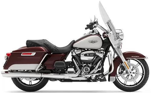 Foto de perfil del 1745 Road King FLHR 2021 en color indefinido.