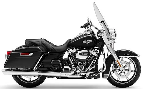 Foto de perfil del 1745 Road King FLHR 2022 en color indefinido.