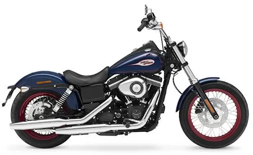 Foto de perfil del 1690 DYNA STREET BOB Special Edition FXDBA 2013 en color indefinido.