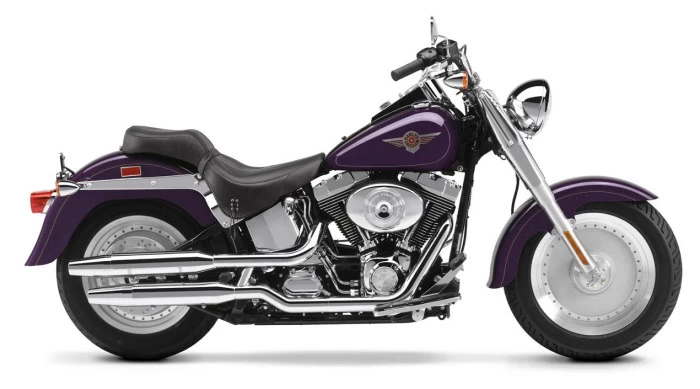 オートバイ・バイク HARLEY-DAVIDSON 2002 FAT BOY Harley-Davidson 1450 SOFTAIL FAT BOY FLSTF 2002 - Motorcycle