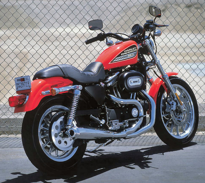 Harley Davidson XL 883 R Sportster 2002 Fiche Moto MOTOPLANETE
