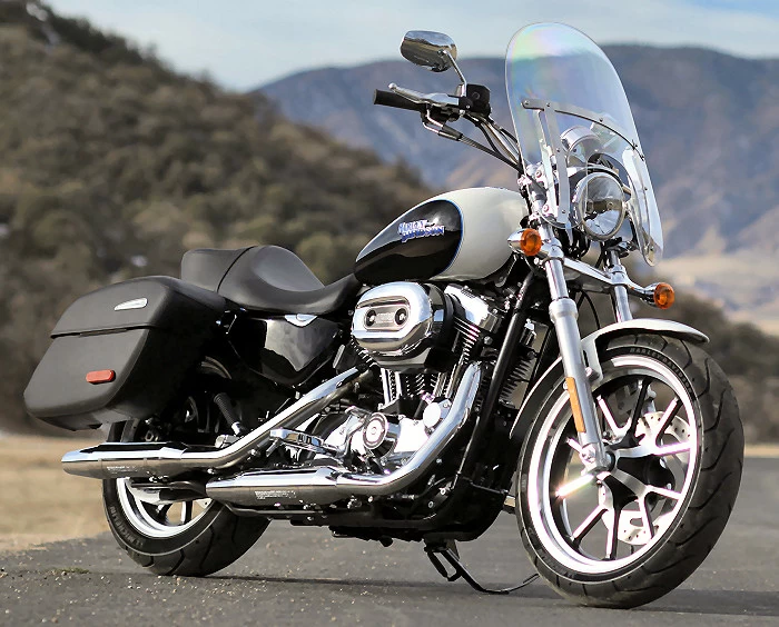 Pare-Carter Chrome Pour Harley Davidson Sportster 1200 T Superlow 2014-2020 - Protection Moteur