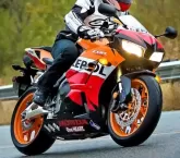 Motorcycle Honda CBR 600 RR 2017