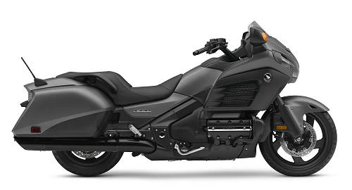 Foto de perfil del GL 1800 GOLDWING F6B 40me anniversaire 2015 en color indefinido.