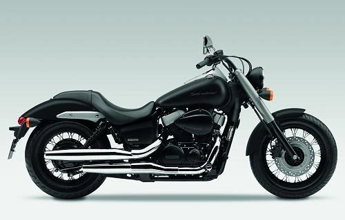 Foto de perfil del VT 750 Shadow C2B Black Spirit 2012 en color indefinido.