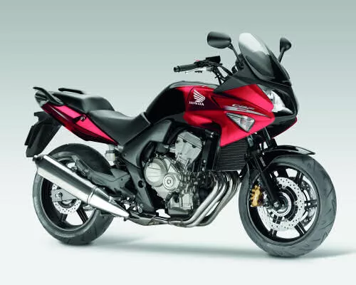 Foto de perfil del CBF 600 S 2010 en color rojo.