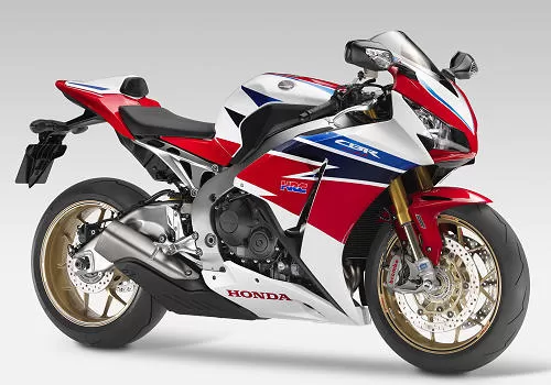Foto de perfil del CBR 1000 RR Fireblade SP 2015 en color indefinido.