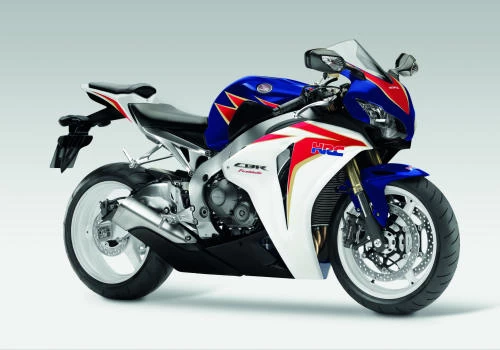 Foto de perfil del CBR 1000 RR Fireblade 2011 en color indefinido.