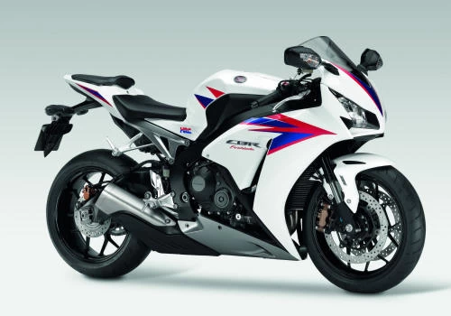 Foto de perfil del CBR 1000 RR Fireblade 2012 en color indefinido.