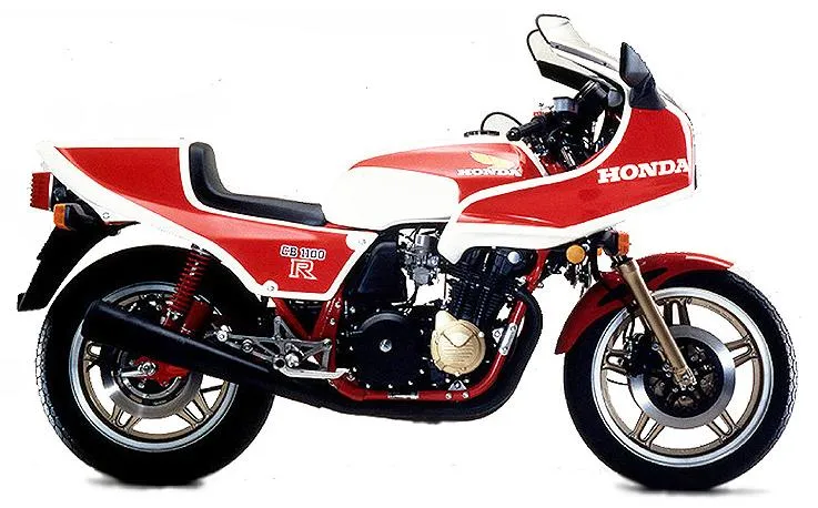 Profile photo of CB 1100 R 1981 in color red / white.