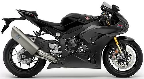 Foto de perfil del CBR 1000 RR-R Fireblade SP Carbon Edition 2024 en color negro.