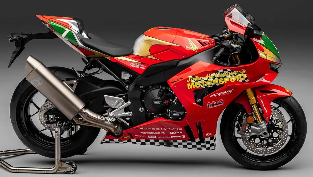 Profile photo of CBR 1000 RR-R Fireblade SP John McGuinness 30th Anniversary 2026 in color red.