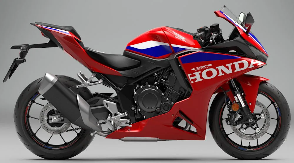 Profile photo of CBR 500 R Four 2027 in color white / red / blue.
